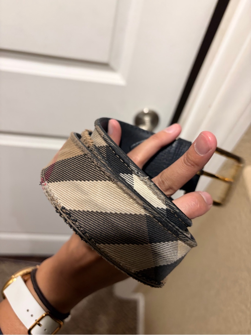 Burberry Belt Size 38